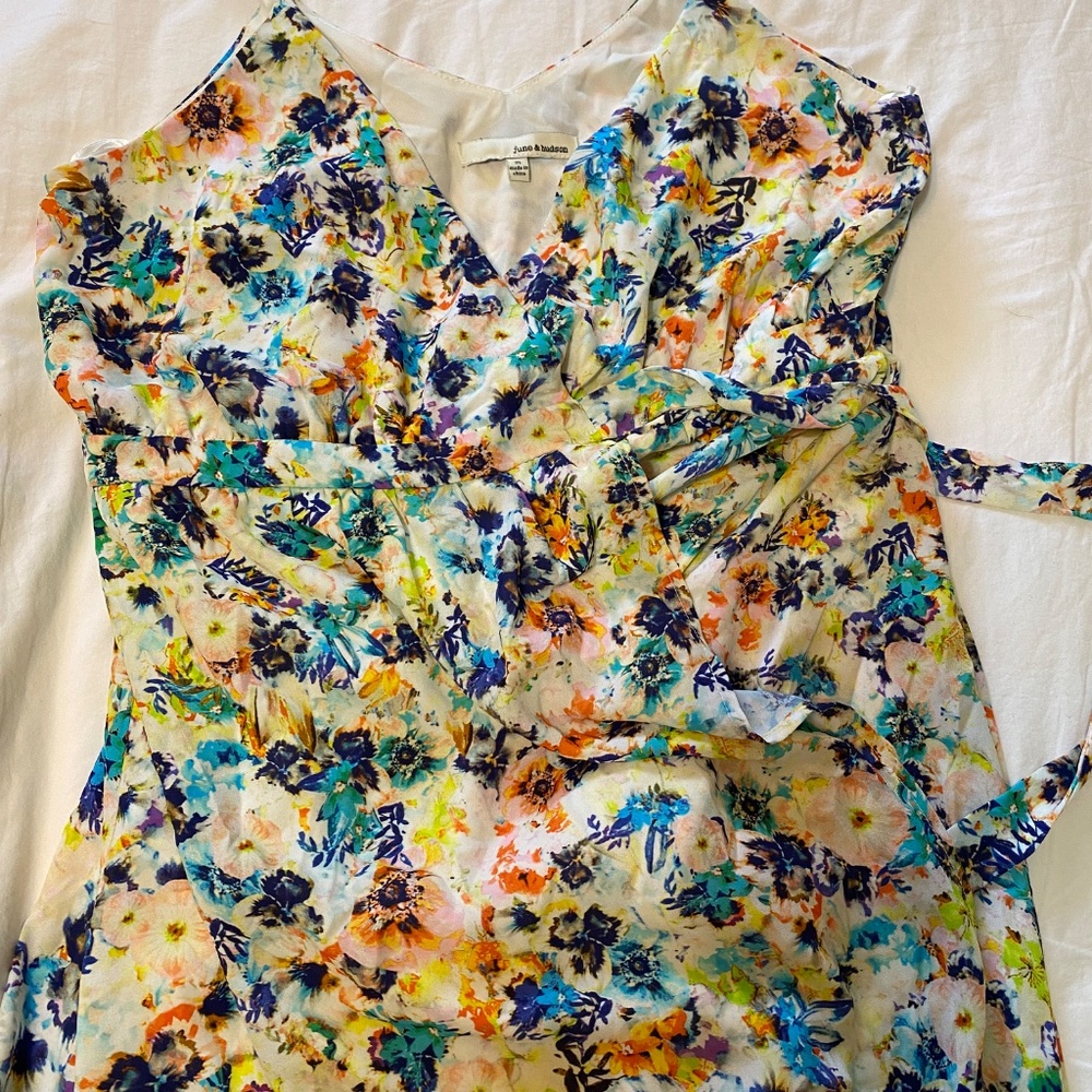 Floral Wrap Dress - Picture 2 of 3
